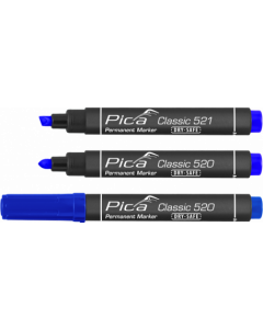 Pica 521/41 Perm. Marker 2-6mm beitel blauw
