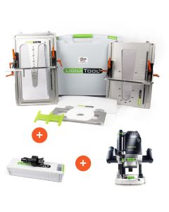 Lignatool zwaluwstaartfreesmal LT120(PR) Profipakket + Zwaluwstaart wisselmesfrees 15° + Festool OF2200 EB-plus, LTA1044-FES-576215
