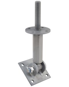 Pitzl Paaldrager Neigbaar - Verstelbaar - 178-243mm - M24 - bovenplaat Ø100 mm