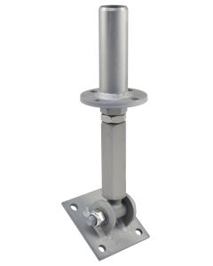 Pitzl Paaldrager Neigbaar - Verstelbaar 204-319mm - M24 - bovenplaat Ø100 mm met dorn