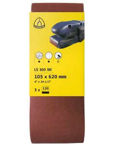 Klingspor - LS 309 XH Kleinverpakking - korte banden voor handschuurmachines - 75 x 533mm - K150