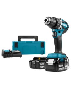 Makita - 18 V Boor-/schroefmachine DDF484RTJ + 2x 5,0 Ah accu + snellader in Mbox