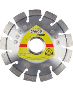 Klingspor - DT 600 U Supra - Diamantschijven - 115 x 22.23mm - Korte vertanding