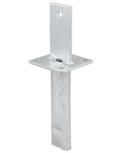 Pitzl - Instortanker - Vaste uitvoering  - lengte 200-400 mm - bovenplaat 100x100 mm met lip - vuurverzinkt