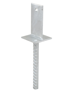 Pitzl - Instortanker - Vaste uitvoering - lengte 200-300mm - bovenplaat 80x80 mm met lip - vuurverzinkt