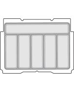 6 voudige vakverdeling voor BTI T-loc systainer 1