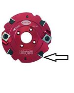 Lamello set van 10 wisselmessen (voor 132108)