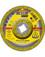Klingspor - A 24 Extra - afbraamschijven - 125 x 6 x 22.23 X-LOCKmm - gekromd