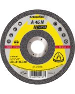 Klingspor - A 46 N Supra - doorslijpschijven - 125 x 2.5 x 22.23mm - gekromd