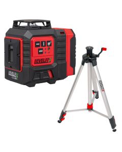 Levelfix - CCL280G - 2D lijnlaser - groen + statief 1.5M